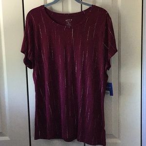Apt. 9 Crewneck Tee  XL NWT